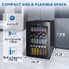 ZAFRO Beverage Refrigerator Cooler 4.4 Cu. Ft,145 Can Mini Fridge for Beer /Wine, with Adjustable Thermostat,Beverage Fridge for Bar/Home - 3 of 4