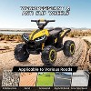 12V Ride On ATV for Kids, Electric Four Wheeler for Toddlers Ages 3-8, with Remote Control, LED Lights, Music, High/Low Speed, USB - 4 of 4