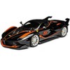 Ferrari FXX-K #5 Fu Songyang Black with Gray Top and Orange Stripes 1/18 Diecast Model Car by Bburago - 2 of 3