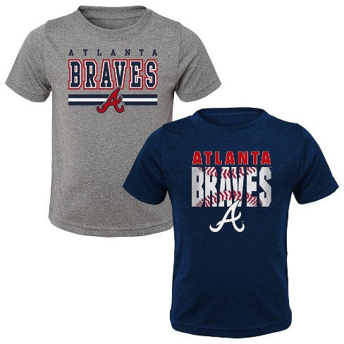 Mlb Atlanta Braves Toddler Boys' 2pk T-shirt : Target