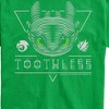 Men's - How to Train Your Dragon - Toothless Line Art Short Sleeve Graphic T-Shirt - 2 of 4