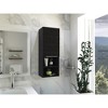 OUTSUPPLY Bathroom Storage Cabinet, Wall Mount Medicine Cabinet with Door for Bath Organization - 2 of 4