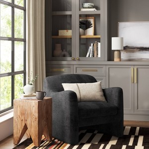 Maldone Curved Upholstered Accent Chair - Threshold™ - 1 of 4