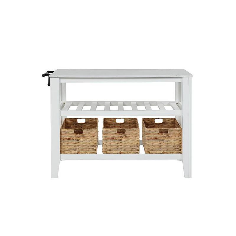 50&#34; Sezye Kitchen Carts and Islands White Finish - Acme Furniture, 3 of 9