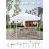 COZONY Pop Up Beach Canopy, Instant Setup Outdoor Sun Shade with Adjustable Height & Carrying Bag - 2 of 4