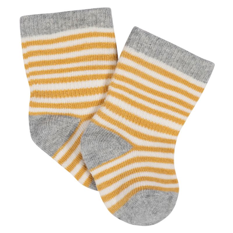 Gerber Baby Neutral 8-Pack Jersey Wiggle Proof® Socks Southwest, 2 of 10