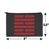 G.I. Joe Snake Eyes Logo Makeup Cosmetic Bag Organizer Pouch - 4 of 4