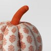 Block Print Shaped Pumpkin Throw Pillow - Threshold™ - 3 of 3