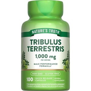Nature's Truth Ultra Tribulus Terrestris 1000mg | 100 Capsules - 1 of 4