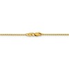 Black Bow Jewelry 1.25mm 14k Yellow Gold Diamond Cut Oval Open Cable Necklace Chain - 4 of 4