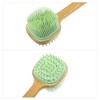 Unique Bargains Dual-Side Long Handle Silicone Bath Brush - 3 of 4