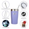 Healthy Human Stainless Steel Tumbler with Straw & Lid |(20oz, Lilac) - 2 of 4