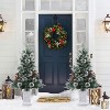 Christmas Trees Artificial Pre-Lit 3 Ft with 78 White LEDs, Red Berries, Snow Flocked Tips - 4 of 4