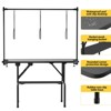 46 Inch Dog Grooming Table,Foldable Pet Grooming Tables at Home with Adjustable Arm,Nooses, Mesh Tray - 4 of 4