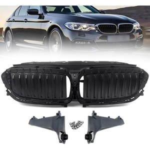 Acekool Black Front Grille for [Model/Year] Custom Fit Truck Grille Insert, Mesh Design, Rust-Resistant, Easy Install - 1 of 4
