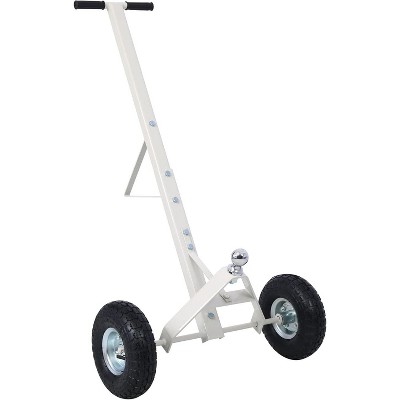 Acekool Trailer Dolly, 600 lbs Capacity, 1-7/8" Ball, 44" Handle, Boat & RV Mover, Easy Assembly, Heavy Duty Steel, White