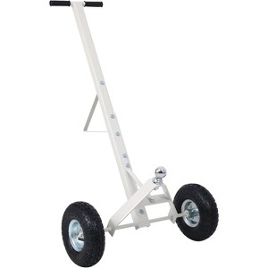 Acekool Trailer Dolly, 600 lbs Capacity, 1-7/8" Ball, 44" Handle, Boat & RV Mover, Easy Assembly, Heavy Duty Steel, White - 1 of 4