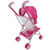 Garden Doll Stroller W/ Retractable Canopy, Safety Harness, Storage Basket - 2 of 4