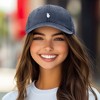 Dalix Lil Peace Sign Embroidered Cotton Cap Outdoor Dad Hat Womens - 3 of 4