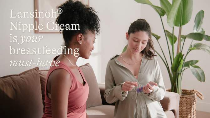 Lansinoh Lanolin Nipple Cream for Breastfeeding Essentials - 1.41oz, 2 of 12, play video