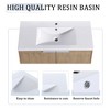 ChicFurnit Bathroom Vanities 84 Inch Vanity with Sink and Soft Close Doors for Bathroom Storage, Beige, 82.9"*18.1"*19.3" - 4 of 4