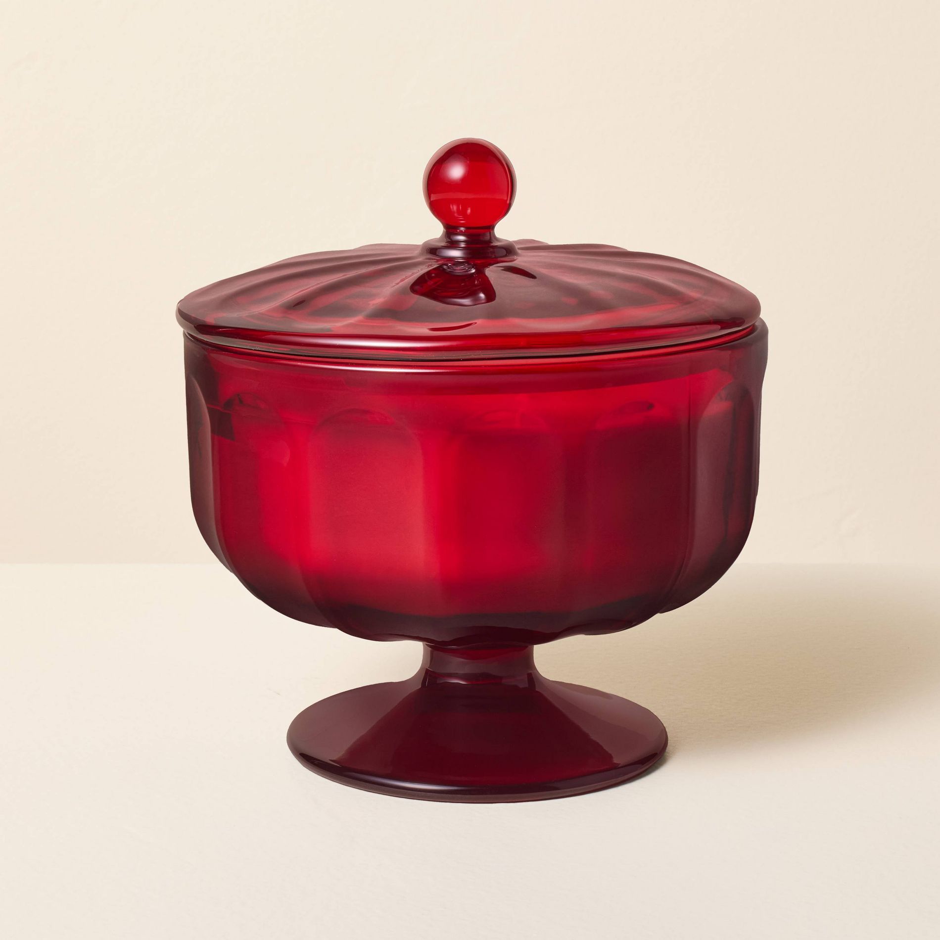 Large Lidded Glass Jar Candle 22oz - Hearth & Hand™ with Magnolia