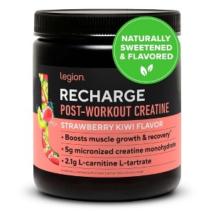 Legion Recharge Post-Workout Recovery Supplement - 60 Servings (Strawberry Kiwi) - 1 of 4