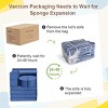INFURNIC Sofas 10 Pieces Modular Kids Play Sofa Versatile Convertible Design for Playroom Bedroom Fun, Blue, 56"*28"*26" - 4 of 4
