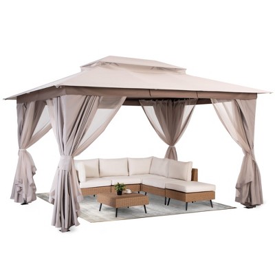 Lausaint Home 10'X13' Patio Steel Gazebo