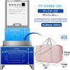 Luupatchy Foldable Carry-on Duffel - 40L Capacity with Adjustable Detachable Strap, 2-in-1 Handbag & Crossbody, Gym Bag for Women & Men - 2 of 4