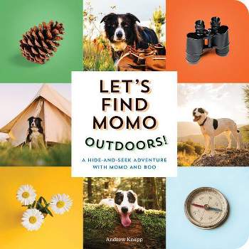 Let's Find Momo Outdoors! - by  Andrew Knapp (Board Book)