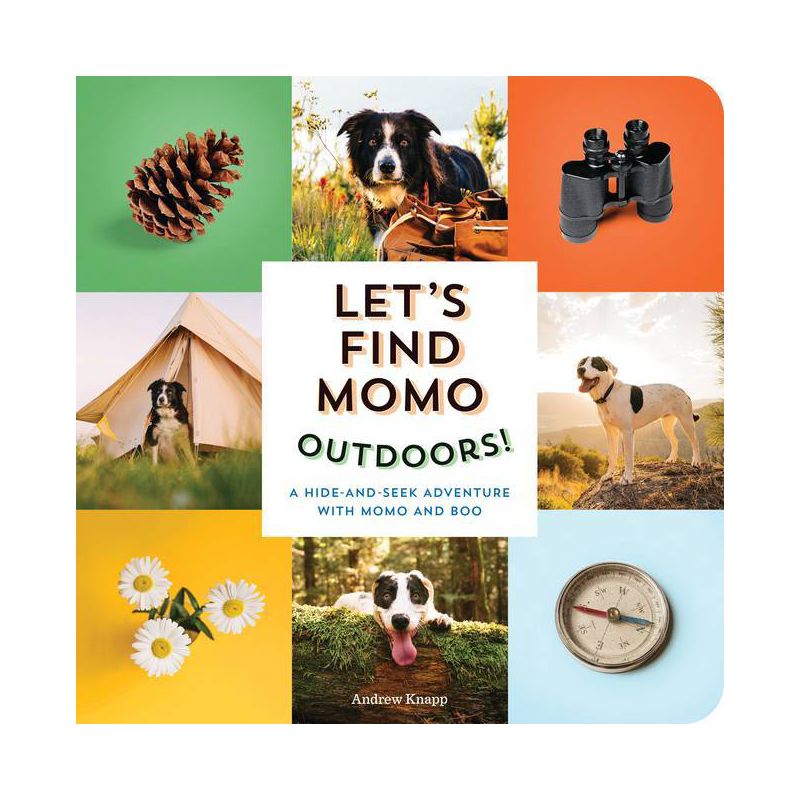 Let's Find Momo Outdoors! - by  Andrew Knapp (Board Book), 1 of 2