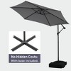 Ainfox 9.5 ft. Outdoor Patio Umbrella Classic Roman Umbrella - 3 of 4