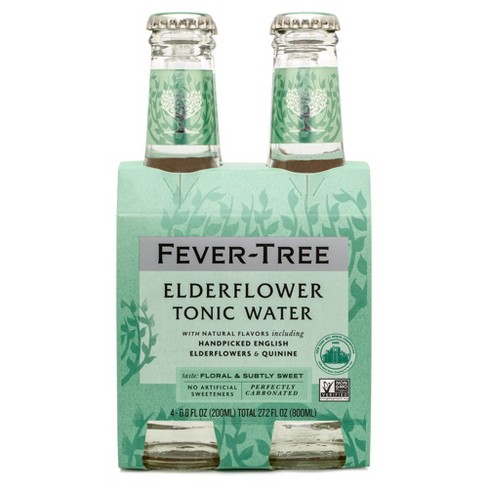 Fever-Tree Elderflower Tonic Water Bottles - 4pk/6.8 fl oz