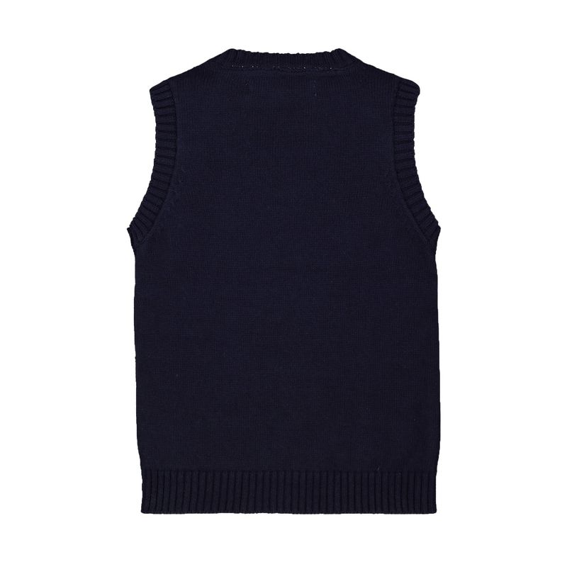 Hope & Henry Boys' Organic V-Neck Sweater Vest, Infant, 4 of 7