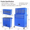 NicBex Detachable 8-Drawer Rolling Tool Chest Large Tool Cart with Wheels and Storage Cabinet for Warehouse - 2 of 4