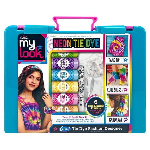 Tie Dye Kit | Fabric Dye | Tie Dye DIY T-Shirt Set | All-in-1 DIY Fashion  Dye Kit - 12 Colors Tie Dye + 4 White T-Shirt | Crafts for Girls & Boys  Ages