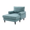 Yinvani Modern Chaise Lounge Sofa for LivingRoom or Bedroom, Chenille Fabric - 4 of 4
