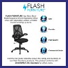 Flash Furniture High Back Black Mesh Executive Swivel Ergonomic Office Chair with Adjustable Lumbar, 2-Paddle Control and Flip-Up Arms - image 3 of 4