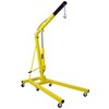 2 Ton Folding Engine Hoist Cherry Picker Shop Crane Hoist Lift, Heavy Duty Steel with 6 Iron Caster Wheels, 7.46Feet H Yellow - 3 of 4
