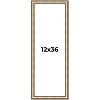 PosterPalooza | Panoramic Refined Silver Picture Frame - UV Acrylic, Foam Board Backing, Hanging Hardware - 2 of 4