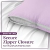 Circles Home Wedge Pillow Cover 100% Cotton, Zippered Wedge Pillow Case Protector 1 Piece - 4 of 4