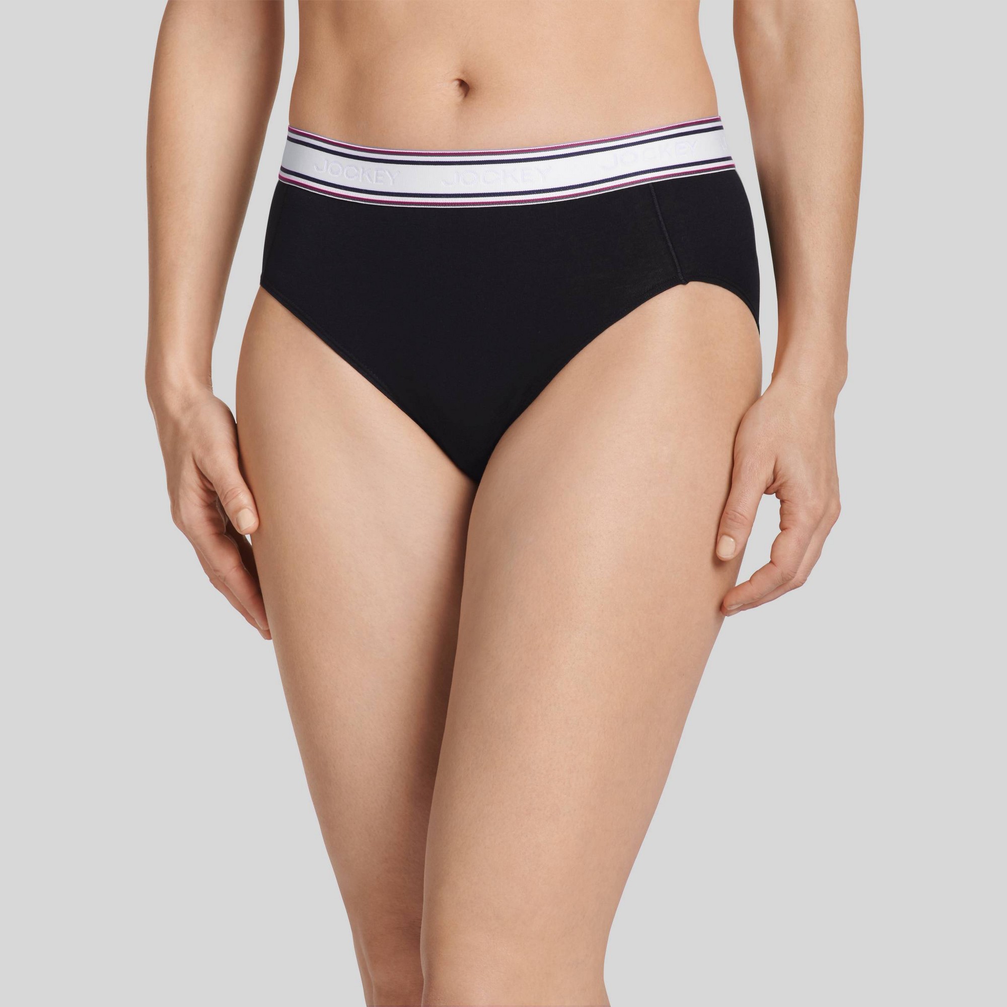 Jockey Retro Stripe Thong in Blue