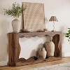 Hommoo 63 Inches Farmhouse Console Table with Storage - 4 of 4