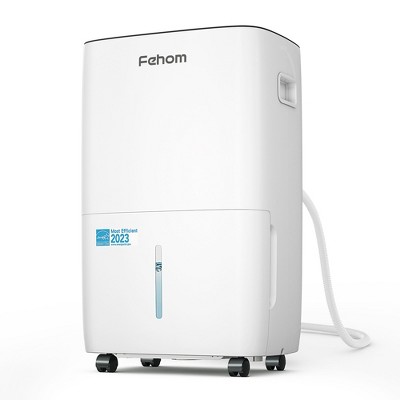 Fehom 80-150 Pint Energy Star Smart Dehumidifier with Auto Swing and Defrosting for Basements or Wet Spaces