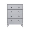 Bella Depot Classic 4-Drawer Solid Wood Dresser - 4 of 4