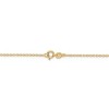 Black Bow Jewelry 1mm 14k Yellow Gold Plated Sterling Silver Cable Chain Necklace, 18 In - 4 of 4