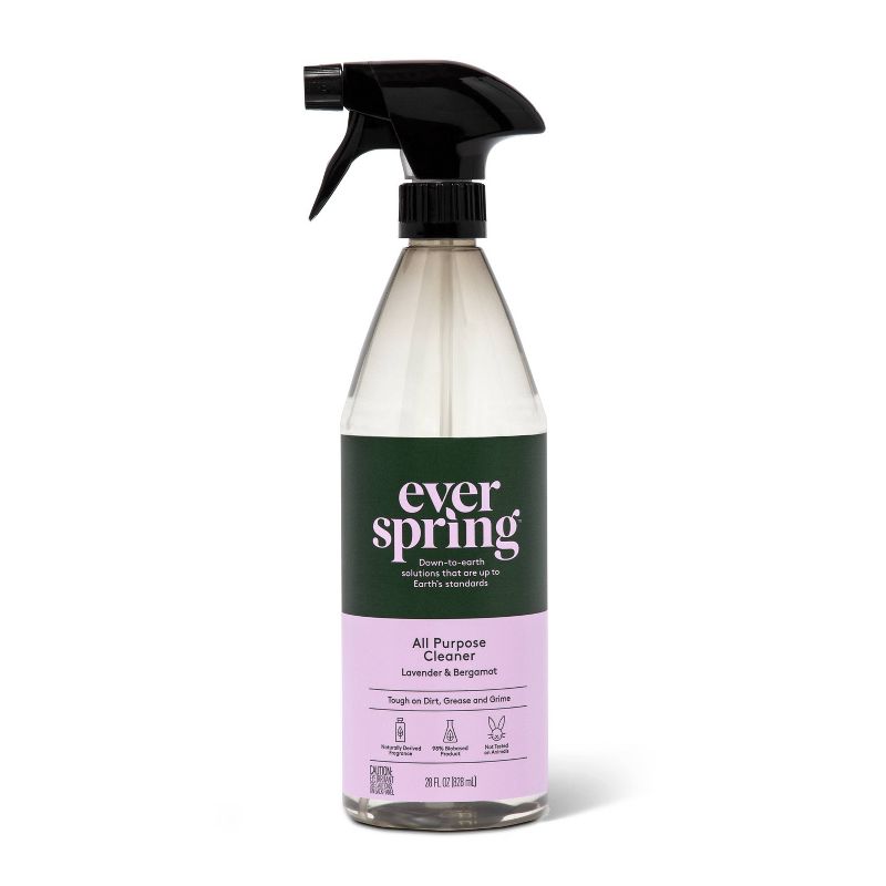 Lavender &#38; Bergamot All Purpose Cleaner - 28 fl oz - Everspring&#8482;, 1 of 9