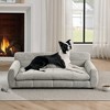 Jump Into Fun Pet Sofa Beds, Soft And Comfortable Dog Couch Bed, Modern And Fashionable Linen Fabric Dog Sofa, For Big And Oversized Dogs - 2 of 4