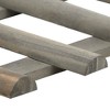 vidaXL Lawn Edgings 10 pcs Firwood 14.4' - 4 of 4